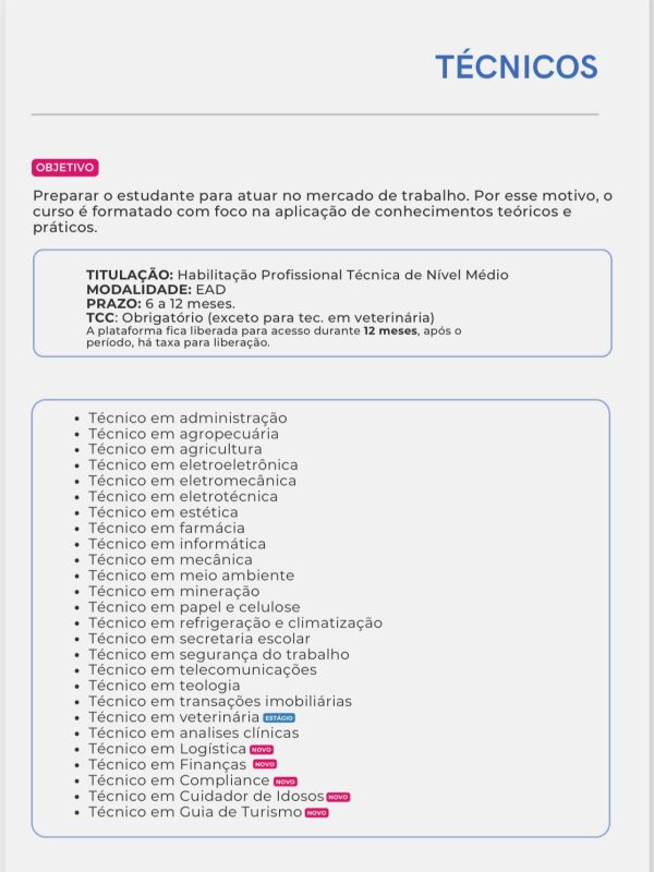 Curso Técnico